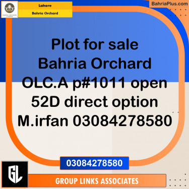 Residential Plot for Sale in Bahria Orchard, Lahore - (BP-223847)