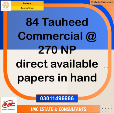 Commercial Plot for Sale in Bahria Town, Lahore - (BP-224148)