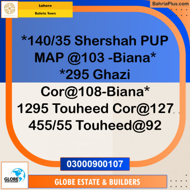 Residential Plot for Sale in Bahria Town, Lahore - (BP-224288)
