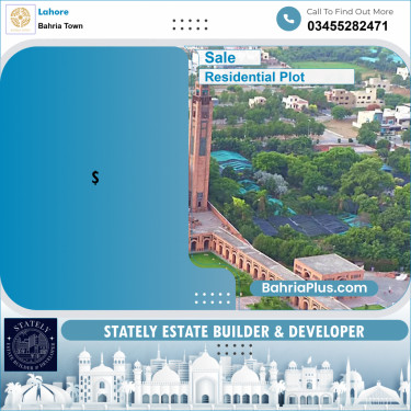 Residential Plot for Sale in Bahria Town, Lahore - (BP-224306)