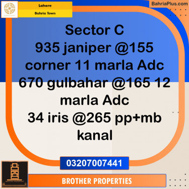 10 Marla Residential Plot for Sale in Bahria Town, Lahore - (BP-224766)