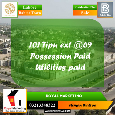 Residential Plot for Sale in Bahria Town, Lahore - (BP-225307)