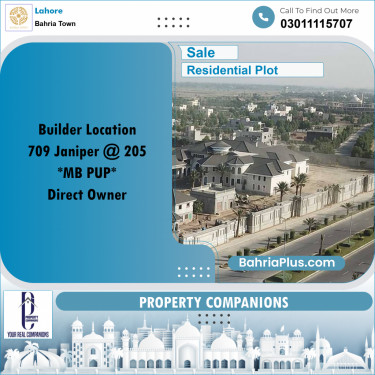 Residential Plot for Sale in Bahria Town, Lahore - (BP-225722)