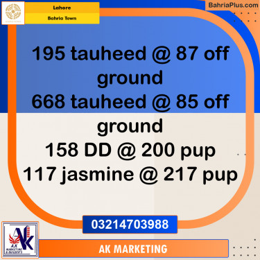 Residential Plot for Sale in Bahria Town, Lahore - (BP-226057)