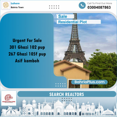 Residential Plot for Sale in Bahria Town, Lahore - (BP-226139)