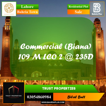 Residential Plot for Sale in Bahria Town, Lahore - (BP-226738)