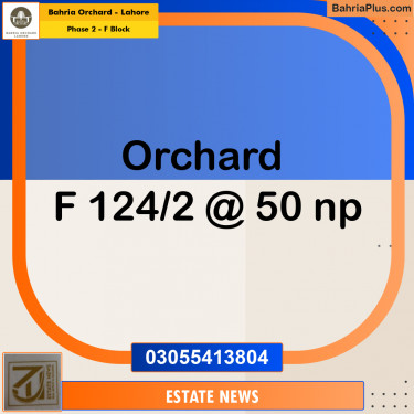 Residential Plot for Sale in Phase 2 - F Block -  Bahria Orchard, Lahore - (BP-226801)