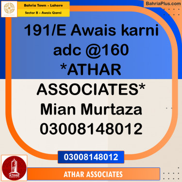10 Marla Residential Plot for Sale in Sector B - Awais Qarni -  Bahria Town, Lahore - (BP-227113)