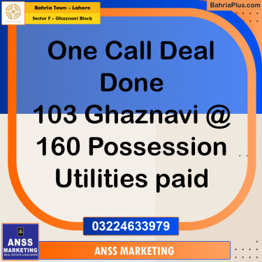 10 Marla Residential Plot for Sale in Sector F - Ghaznavi Block -  Bahria Town, Lahore - (BP-227121)