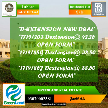 5 Marla Residential Plot for Sale in Bahria Orchard, Lahore - (BP-227165)