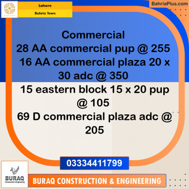Commercial Plot for Sale in Bahria Town, Lahore - (BP-227717)