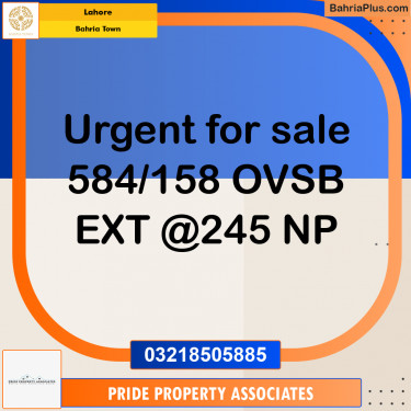 Residential Plot for Sale in Bahria Town, Lahore - (BP-228260)