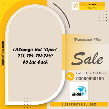 Residential Plot for Sale in Bahria Town, Lahore - (BP-228450)