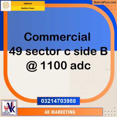 8 Marla Residential Plot for Sale in Bahria Town, Lahore - (BP-228728)