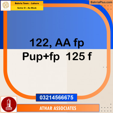 5 Marla Residential Plot for Sale in Sector D - AA Block -  Bahria Town, Lahore - (BP-229355)