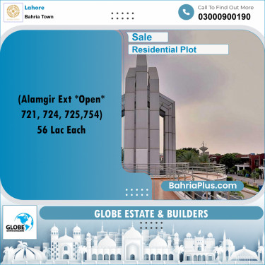 Residential Plot for Sale in Bahria Town, Lahore - (BP-229449)