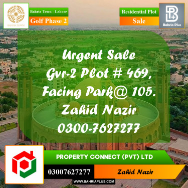 Residential Plot for Sale in Golf Phase 2 -  Bahria Town, Lahore - (BP-229451)