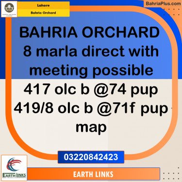 Residential Plot for Sale in Bahria Orchard, Lahore - (BP-229471)