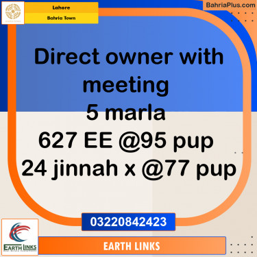 Residential Plot for Sale in Bahria Town, Lahore - (BP-229750)