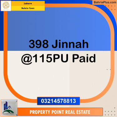 Residential Plot for Sale in Bahria Town, Lahore - (BP-229875)