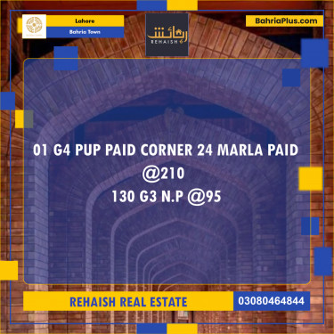 Residential Plot for Sale in Bahria Town, Lahore - (BP-230947)