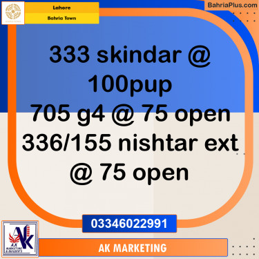 10 Marla Residential Plot for Sale in Bahria Town, Lahore - (BP-230953)