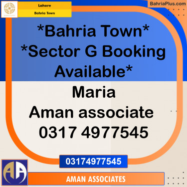Residential Plot for Sale in Bahria Town, Lahore - (BP-231003)