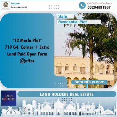 Residential Plot for Sale in Bahria Orchard, Lahore - (BP-231260)