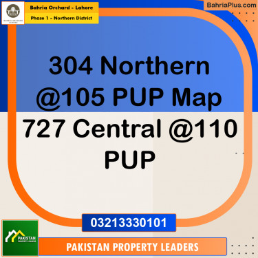 10 Marla Residential Plot for Sale in Phase 1 - Northern District -  Bahria Orchard, Lahore - (BP-231763)