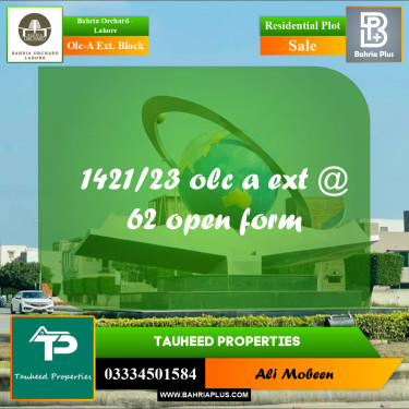 5 Marla Residential Plot for Sale in OLC-A Ext. Block -  Bahria Orchard, Lahore - (BP-231785)