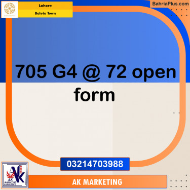 Residential Plot for Sale in Bahria Town, Lahore - (BP-231814)