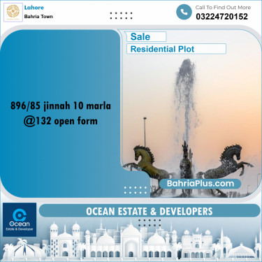 Residential Plot for Sale in Bahria Town, Lahore - (BP-231932)