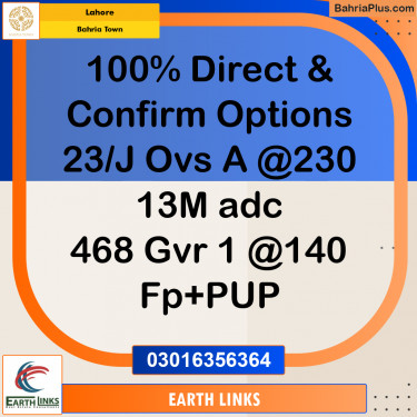 Residential Plot for Sale in Bahria Town, Lahore - (BP-232149)