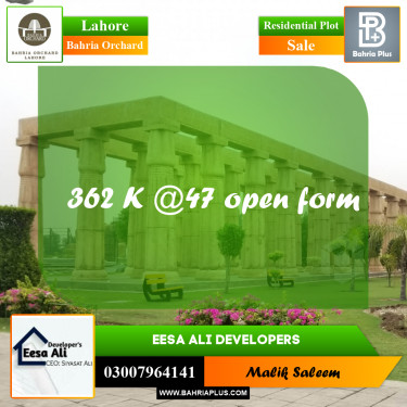 Residential Plot for Sale in Bahria Orchard, Lahore - (BP-232304)