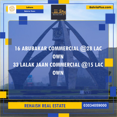 Residential Plot for Sale in Bahria Town, Lahore - (BP-232449)
