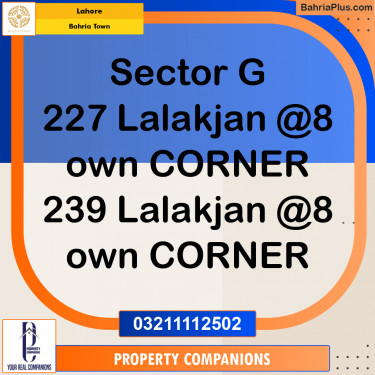 Residential Plot for Sale in Bahria Town, Lahore - (BP-232835)