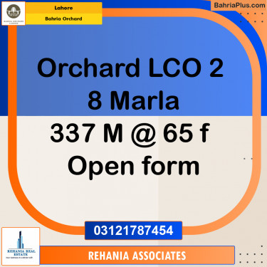 Residential Plot for Sale in Bahria Orchard, Lahore - (BP-233047)