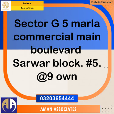 Residential Plot for Sale in Bahria Town, Lahore - (BP-233189)