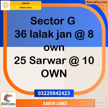 Residential Plot for Sale in Bahria Town, Lahore - (BP-233201)