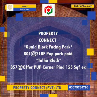 Residential Plot for Sale in Bahria Town, Lahore - (BP-233554)