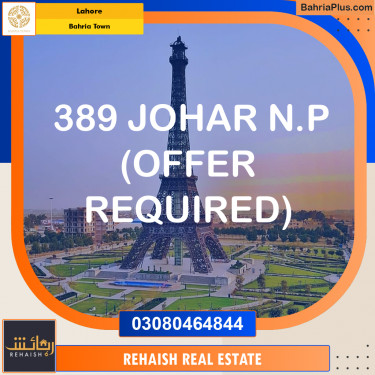 Residential Plot for Sale in Bahria Town, Lahore - (BP-233556)