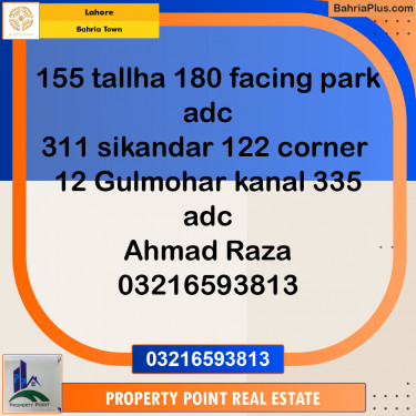 Residential Plot for Sale in Bahria Town, Lahore - (BP-233579)