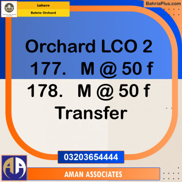 Residential Plot for Sale in Bahria Orchard, Lahore - (BP-233714)