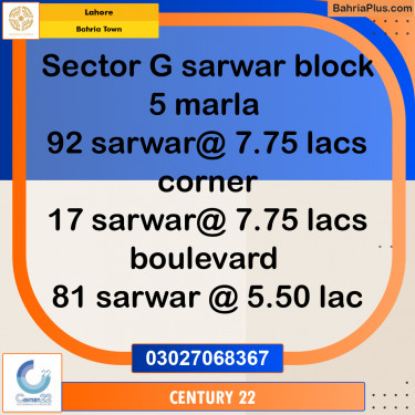 Residential Plot for Sale in Bahria Town, Lahore - (BP-233766)
