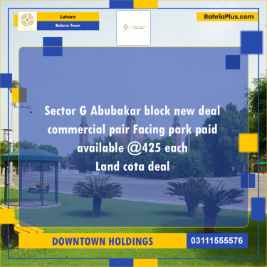 Residential Plot for Sale in Bahria Town, Lahore - (BP-233784)