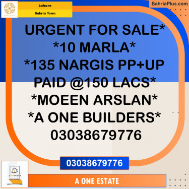Residential Plot for Sale in Bahria Town, Lahore - (BP-234217)
