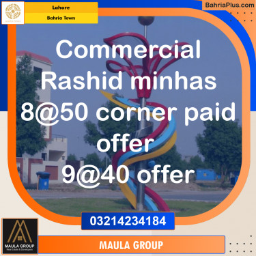 Commercial Plot for Sale in Bahria Town, Lahore - (BP-234278)