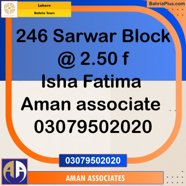 Residential Plot for Sale in Bahria Town, Lahore - (BP-234732)