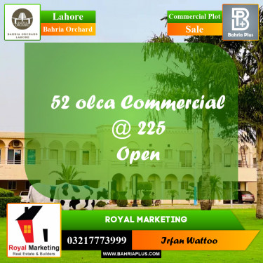 Commercial Plot for Sale in Bahria Orchard, Lahore - (BP-234905)