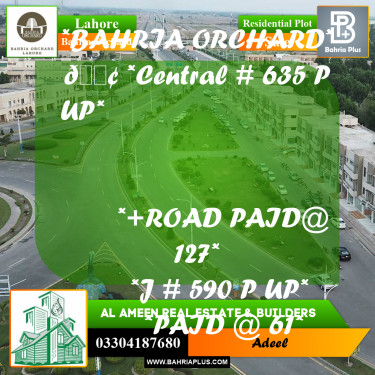 Residential Plot for Sale in Bahria Orchard, Lahore - (BP-234913)